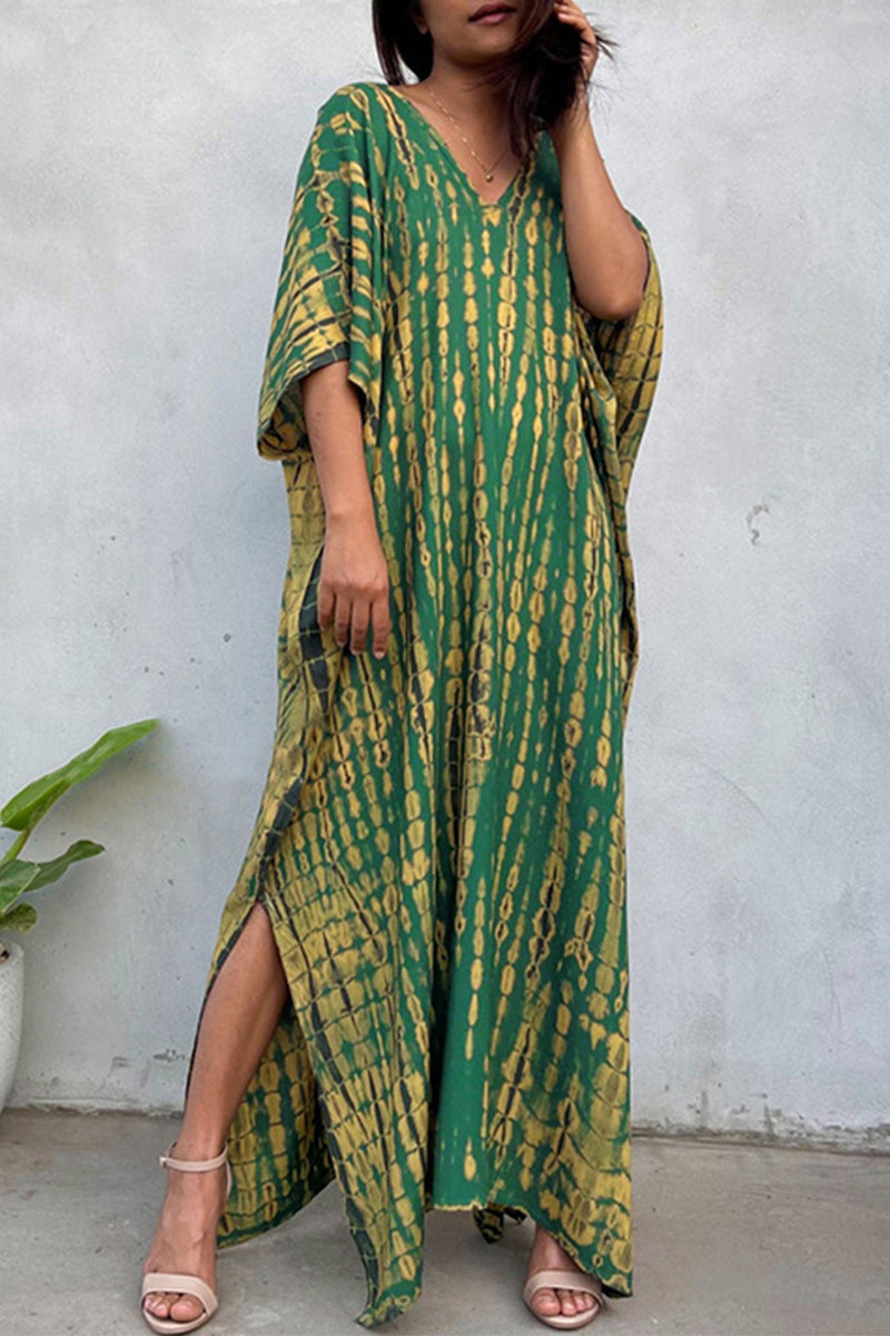 Valenzora | Lässiges Strandkleid mit Print als Überwurf für Bademode