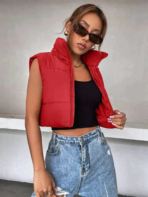Fluffy™ Short Padded Cardigan