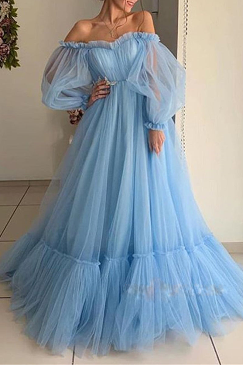 Valenzora | Elegantes formales schulterfreies Abendkleid mit Patchwork in Unifarben – 3 Farben
