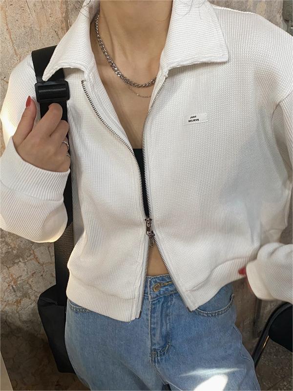 Valenzora | Crop Jacket with Zipper