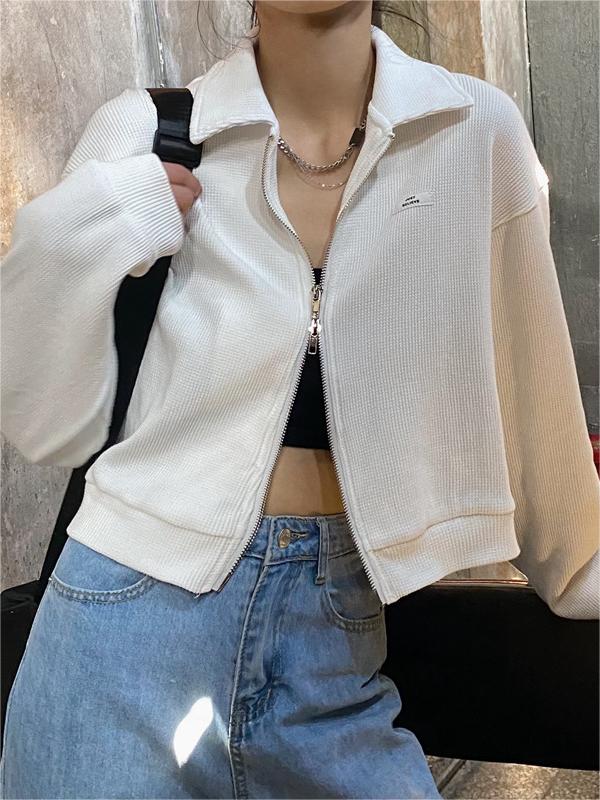 Valenzora | Crop Jacket with Zipper