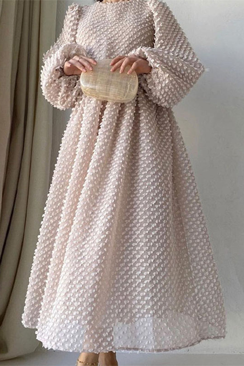 Valenzora | Elegante, schlichte A-Linien-Kleider mit Patchwork und Rundhalsausschnitt – 5 Farben