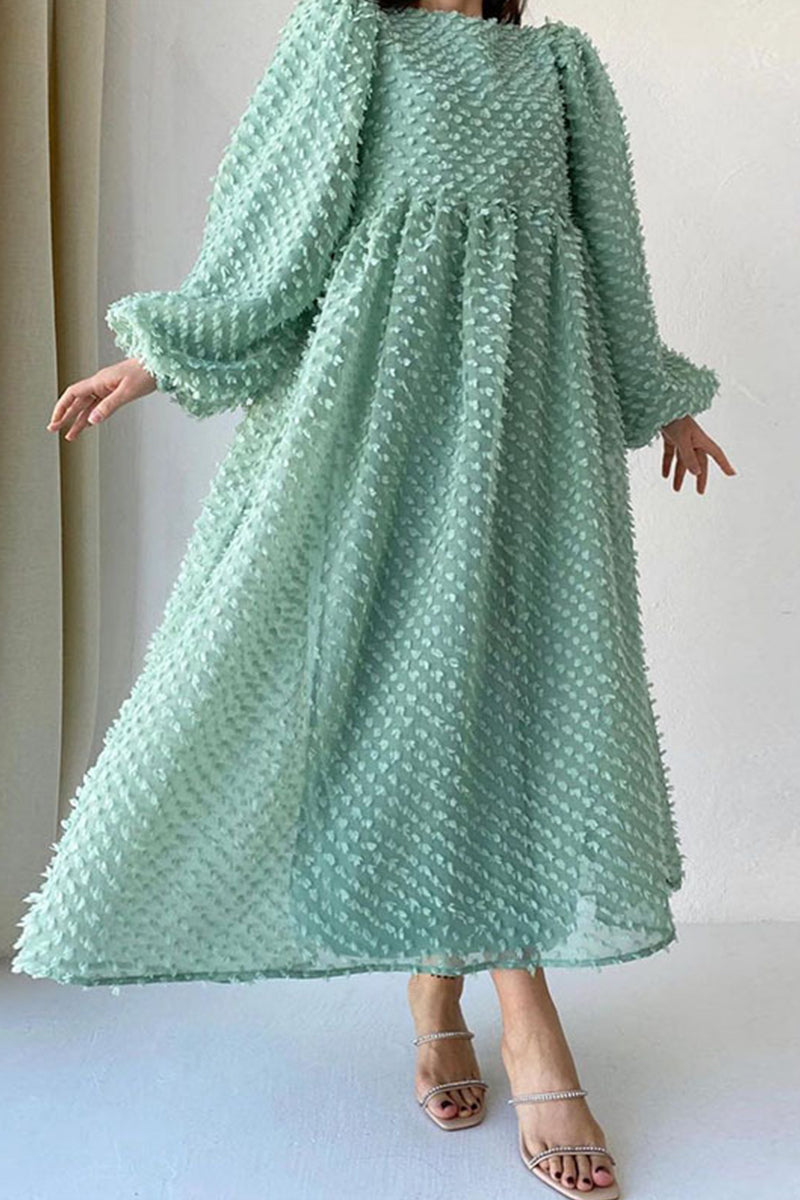 Valenzora | Elegante, schlichte A-Linien-Kleider mit Patchwork und Rundhalsausschnitt – 5 Farben