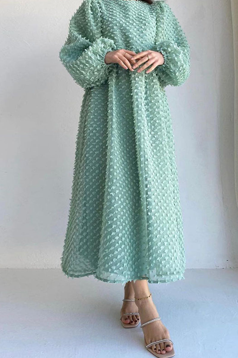 Valenzora | Elegante, schlichte A-Linien-Kleider mit Patchwork und Rundhalsausschnitt – 5 Farben