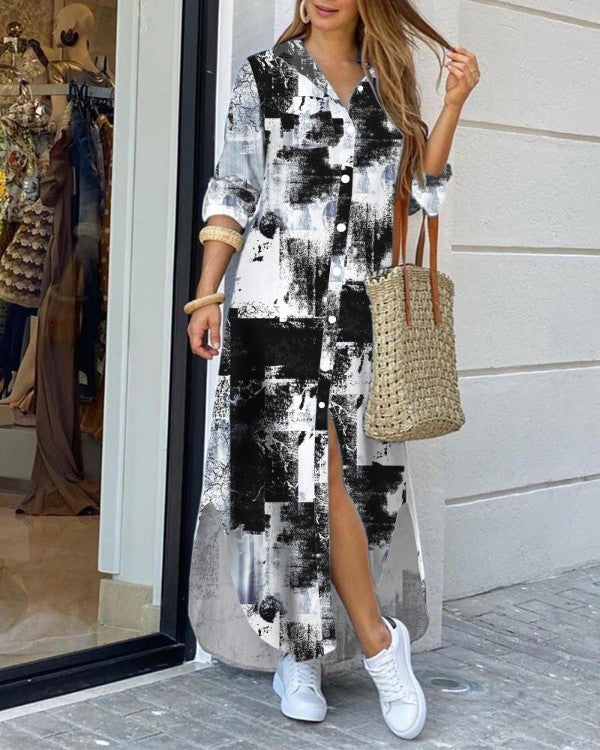 Valenzora | Spring and summer fashion sexy blouse long skirt dress