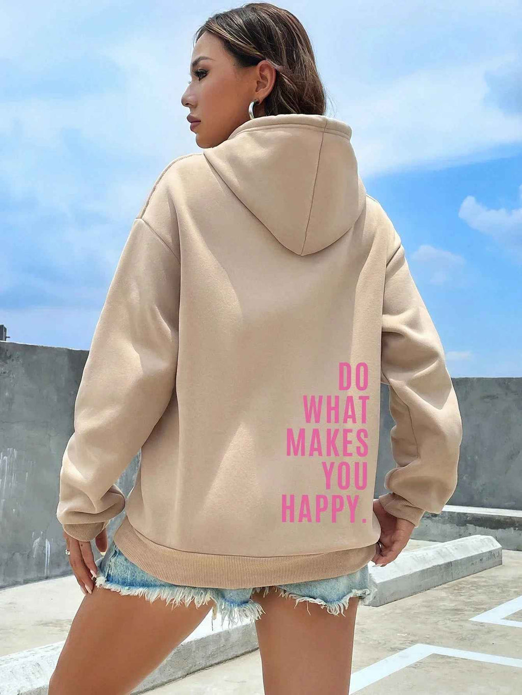 Valenzora – Damen-Kapuzenpullover – Lässiger Streetstyle mit Schriftzug
