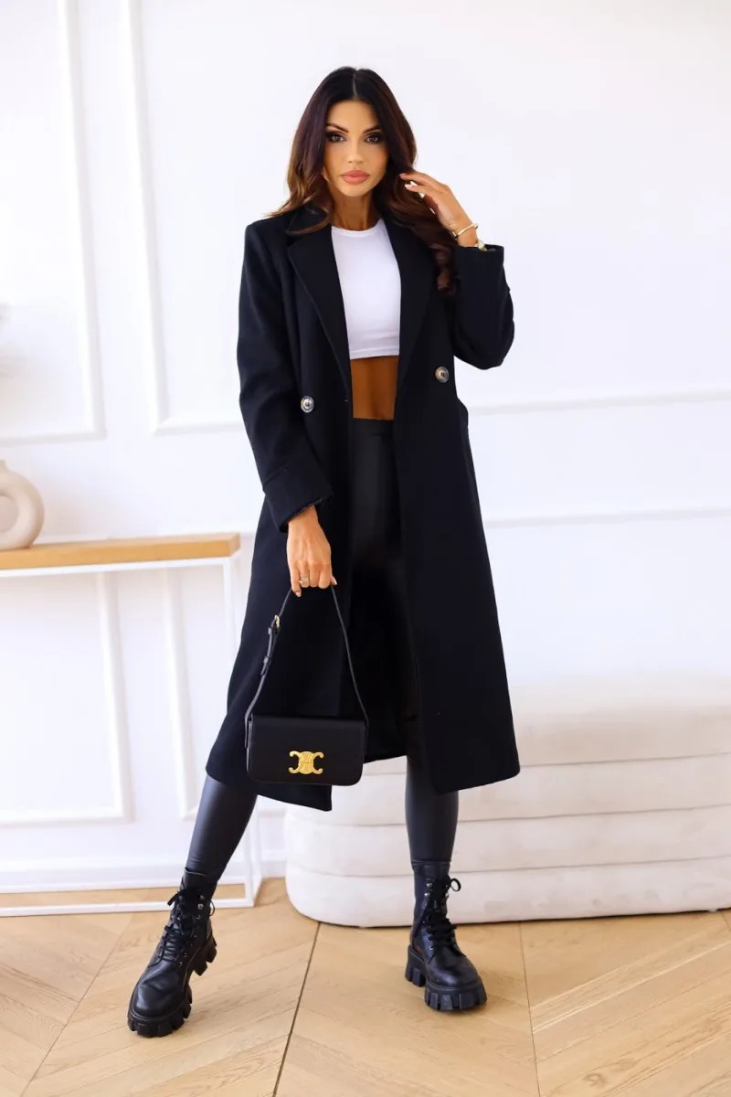 Valenzora | Klassischer langer Trenchcoat mit