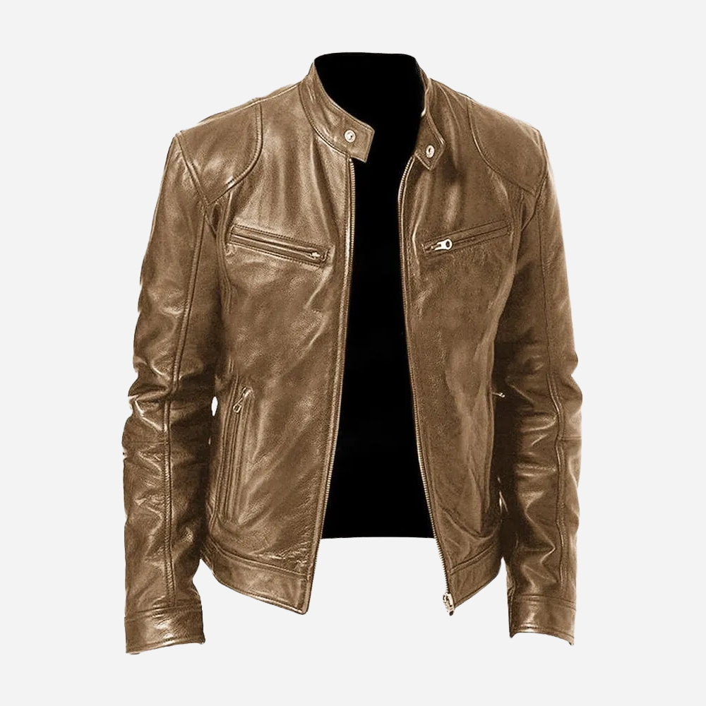 Valenzora | Stylische Motorrad-Lederjacke