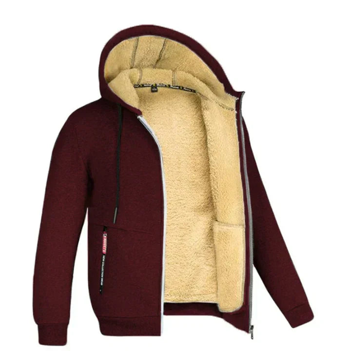 Valenzora | Kapuzenpullover mit Fleece-Futter und Reißverschluss
