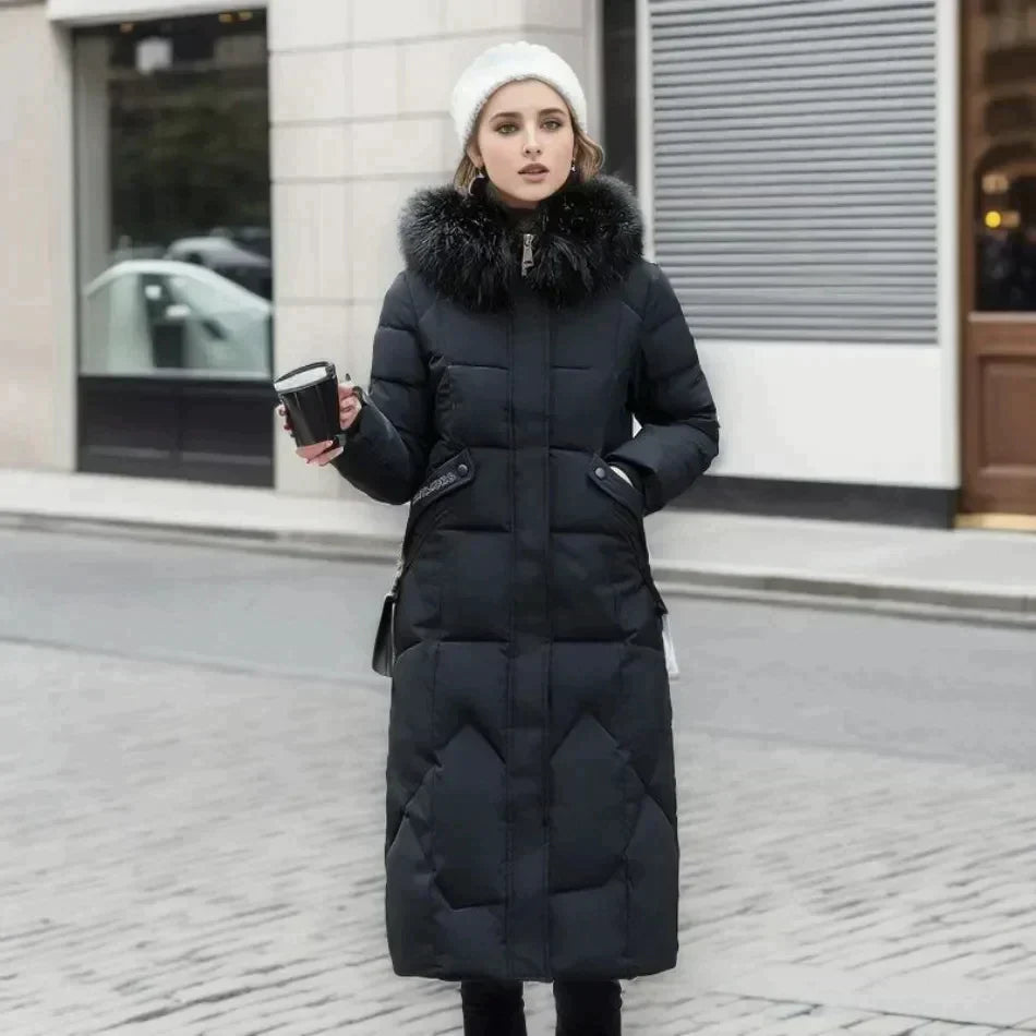 Valenzora | Stylish Italian coat with faux fur
