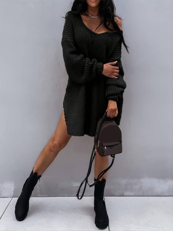 Valenzora - Oversized Knit Dress
