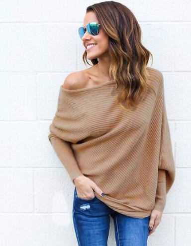 Valenzora | Women's Off-Shoulder Sweater
