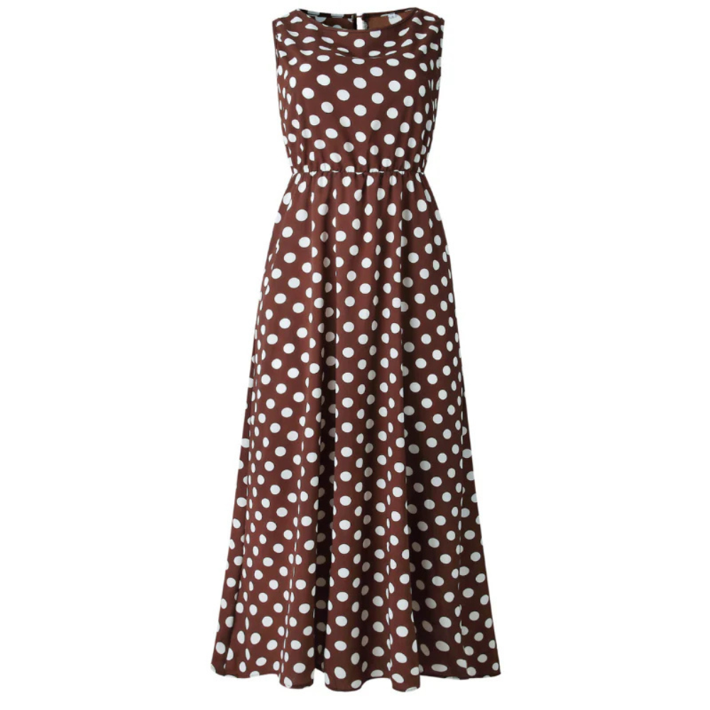 Valenzora | Elegant summer dress with polka dots