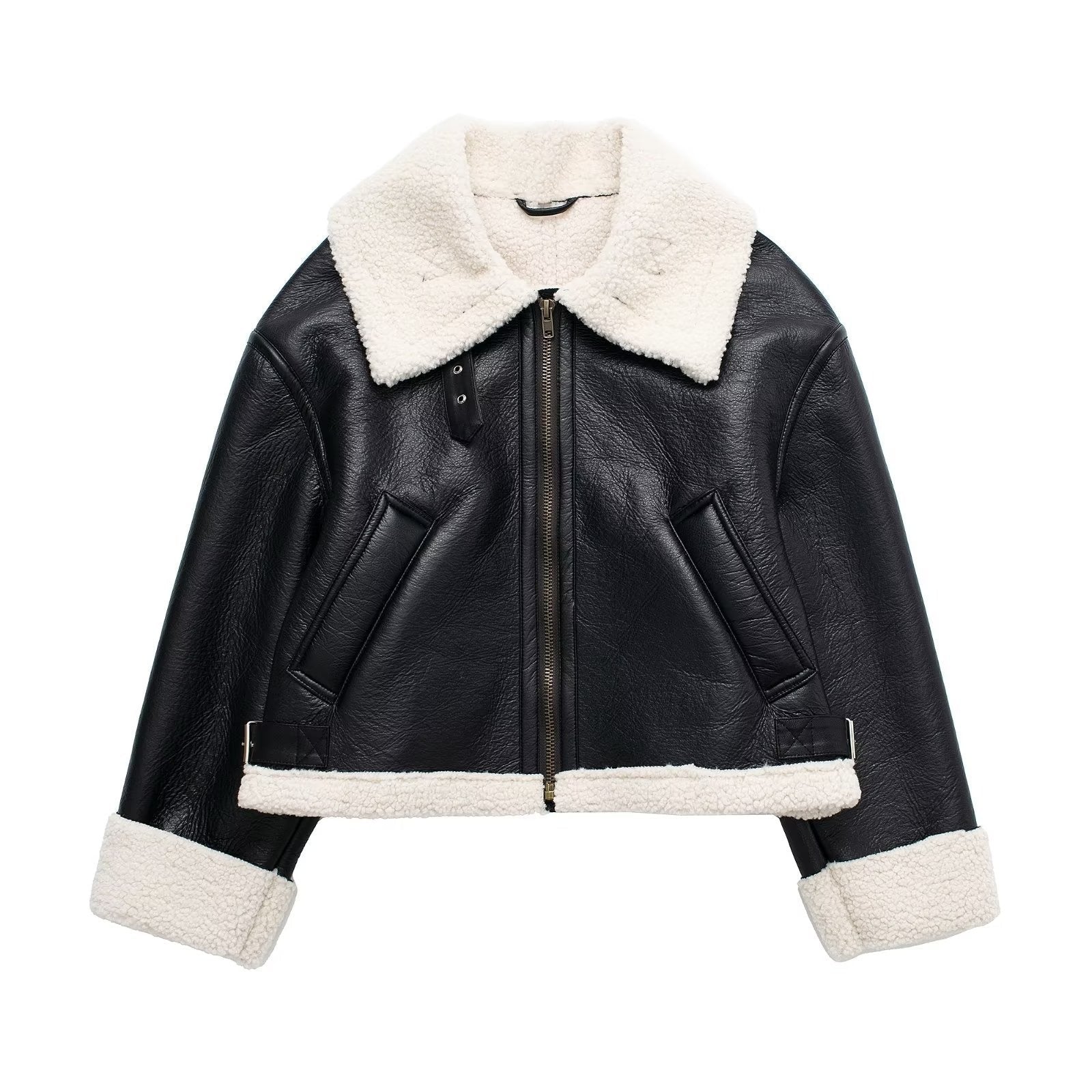 Valenzora | Classic Short Jacket in Fur and Leather