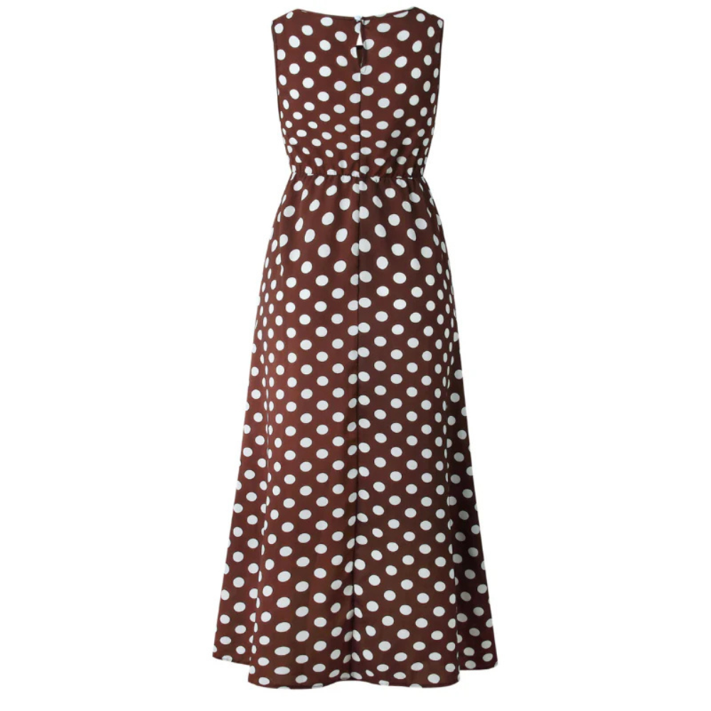 Valenzora | Elegant summer dress with polka dots