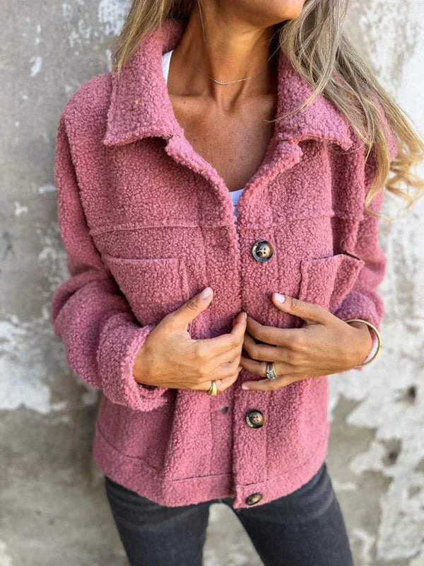 Valenzora | Elegante Kurzjacke aus Wolle mit Revers