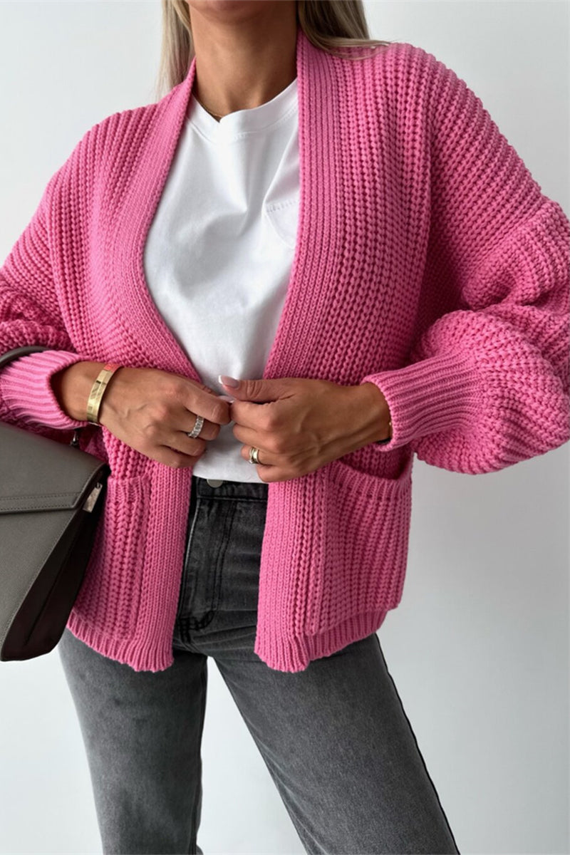 Valenzora | Casual pocket-woven V-neck outerwear - 5 colours