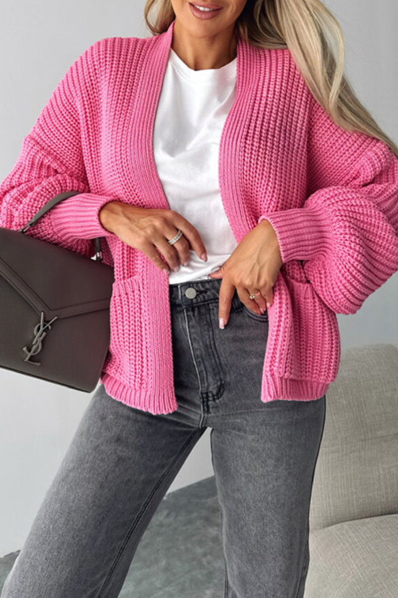 Valenzora | Casual pocket-woven V-neck outerwear - 5 colours