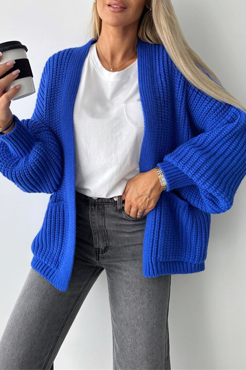 Valenzora | Casual pocket-woven V-neck outerwear - 5 colours