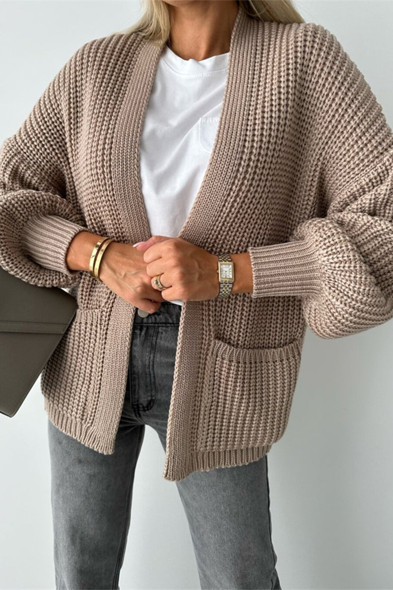 Valenzora | Casual pocket-woven V-neck outerwear - 5 colours