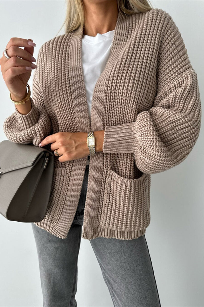 Valenzora | Casual pocket-woven V-neck outerwear - 5 colours