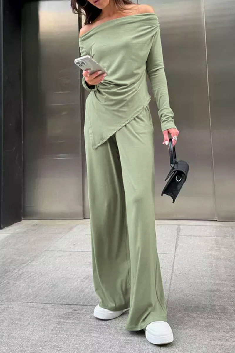 Valenzora | Stylisches, schulterfreies zweiteiliges Set für Damen im Herbst-Streetwear-Look
