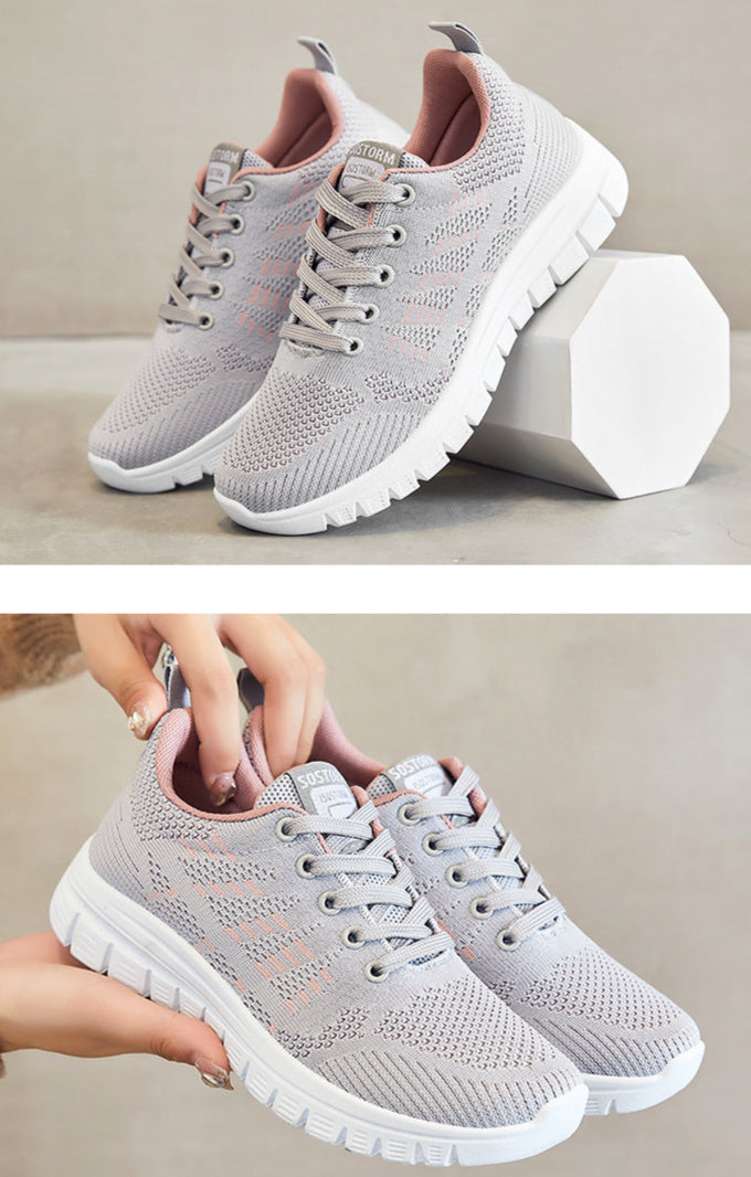 Valenzora | Breathable knitted running sneakers for women