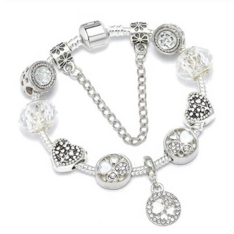 Valenzora | Peach Blossom Charm Bracelet