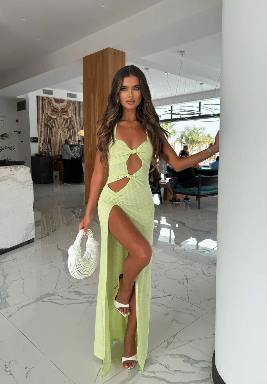 Valenzora | Midi dress with cut-out for women