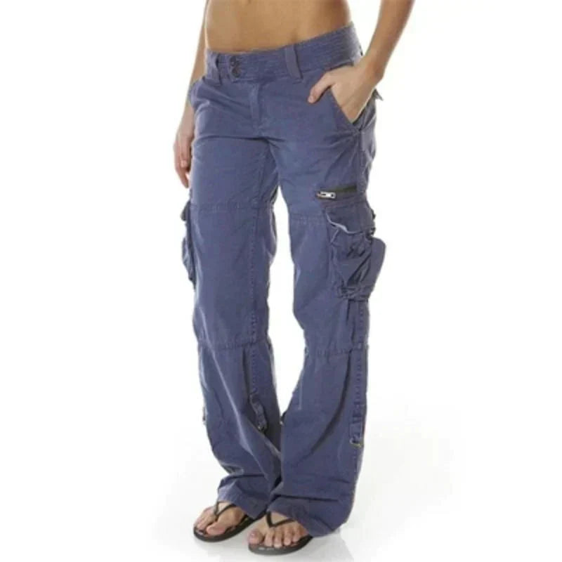Valenzora | Elegant women's cargo trousers