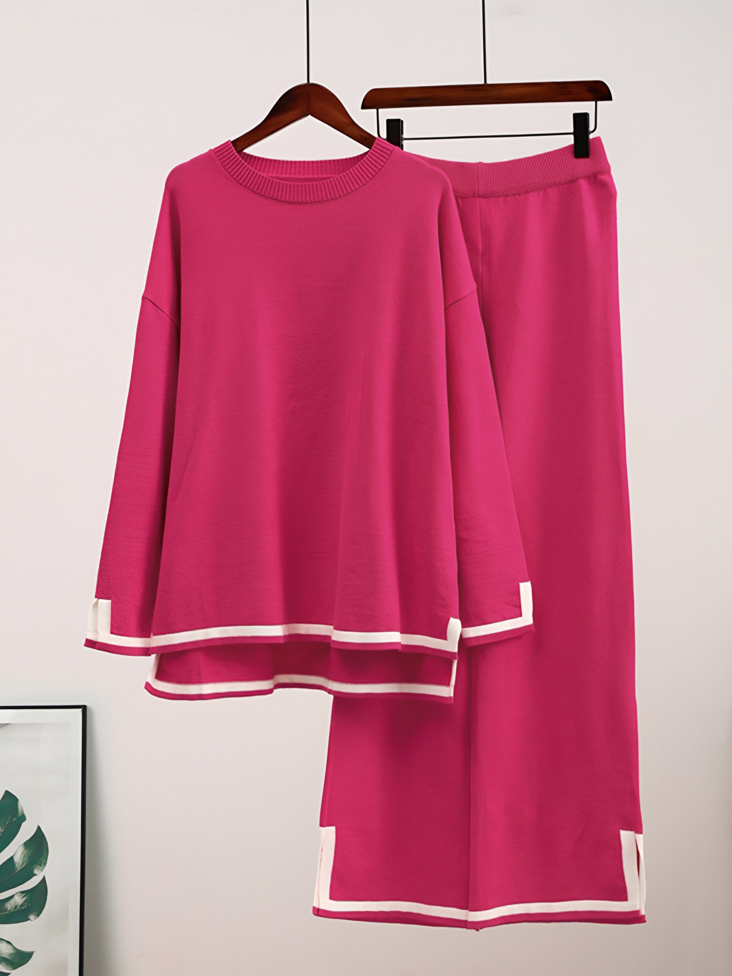 Valenzora Elastic Knit Lounge Set
