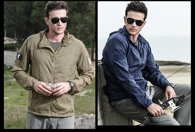 Valenzora | Lightweight Waterproof Jacket with Zipper