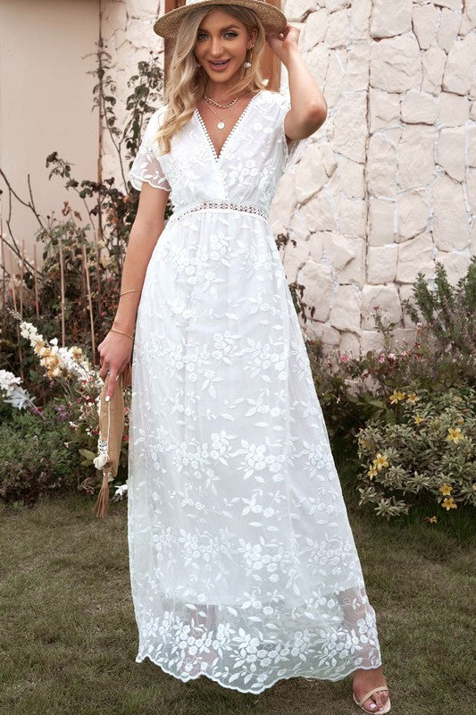 Valenzora | Maxikleid aus Spitze
