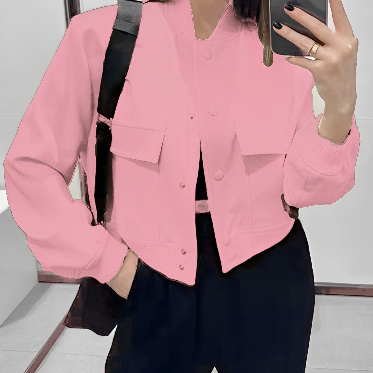 Valenzora | Kurze Freizeitjacke mit Taschen