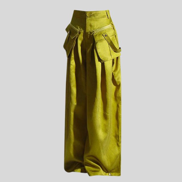 Valenzora | High-Waist Cargo Hose mit Gürteldetail