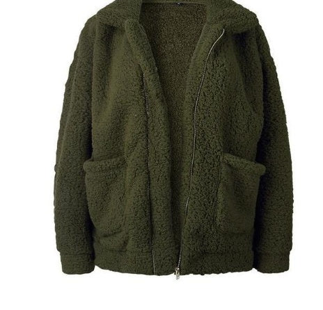Valenzora | Damen-Fleece-Sweatshirt mit weitem Kragen
