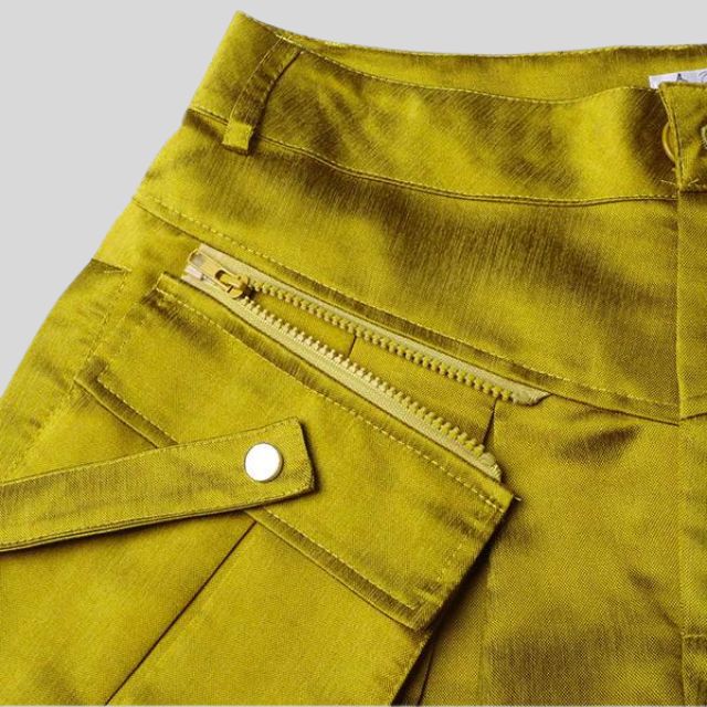 Valenzora | High-Waist Cargo Hose mit Gürteldetail
