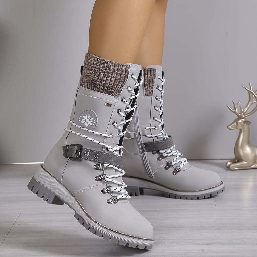 Valenzora - Elegant knitted thermal boots
