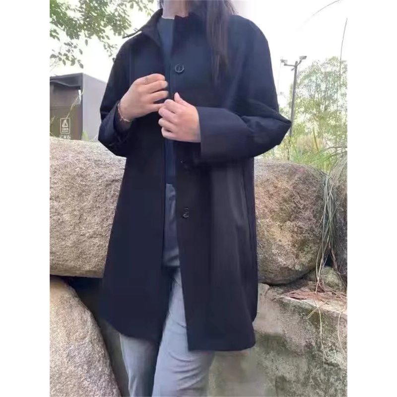 Valenzora | Klassischer Trenchcoat für Damen, einfach gebunden, taillierter Damenmantel