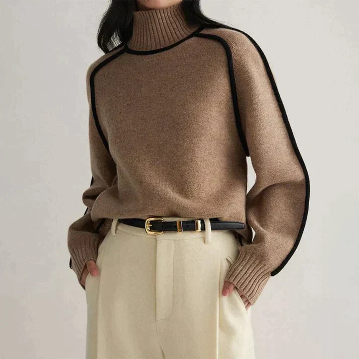 Valenzora | Strickpullover mit Rollkragen