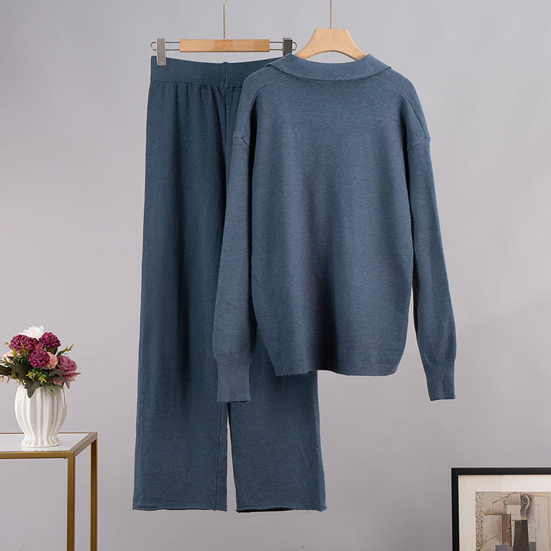 Valenzora | Hose und Strickpullover Set