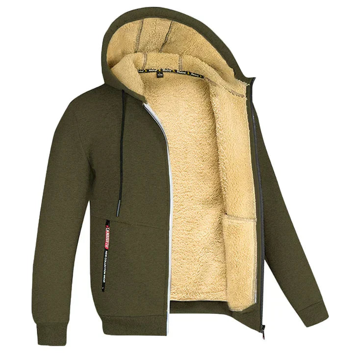 Valenzora | Kapuzenpullover mit Fleece-Futter und Reißverschluss
