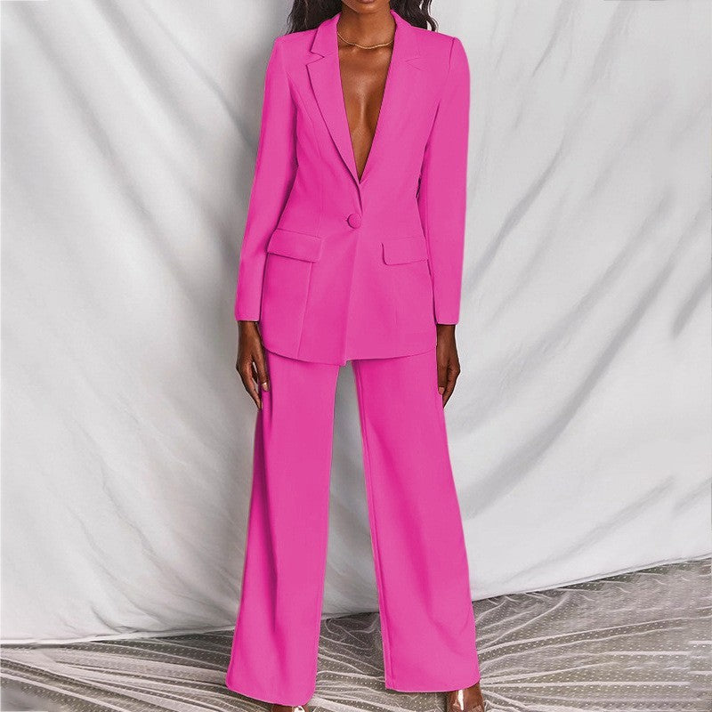 Valenzora | Eleganter Damenanzug mit langen Ärmeln und Hose