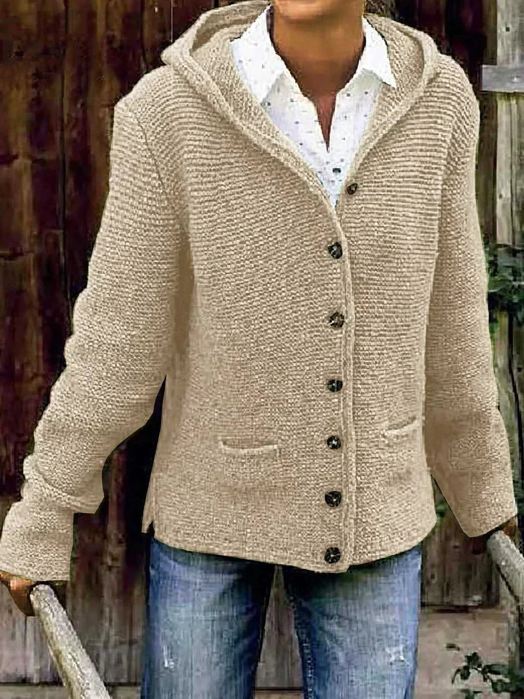 Valenzora | Stylish cardigan with hood