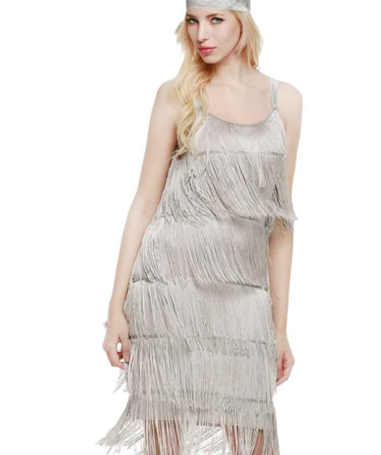 Valenzora | 1920s Inspired Flapper Midi Dress