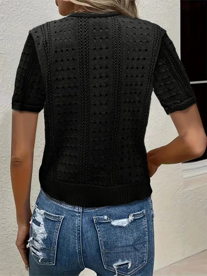 Valenzora | Versatile comfort, elegant V-neck cardigan for women