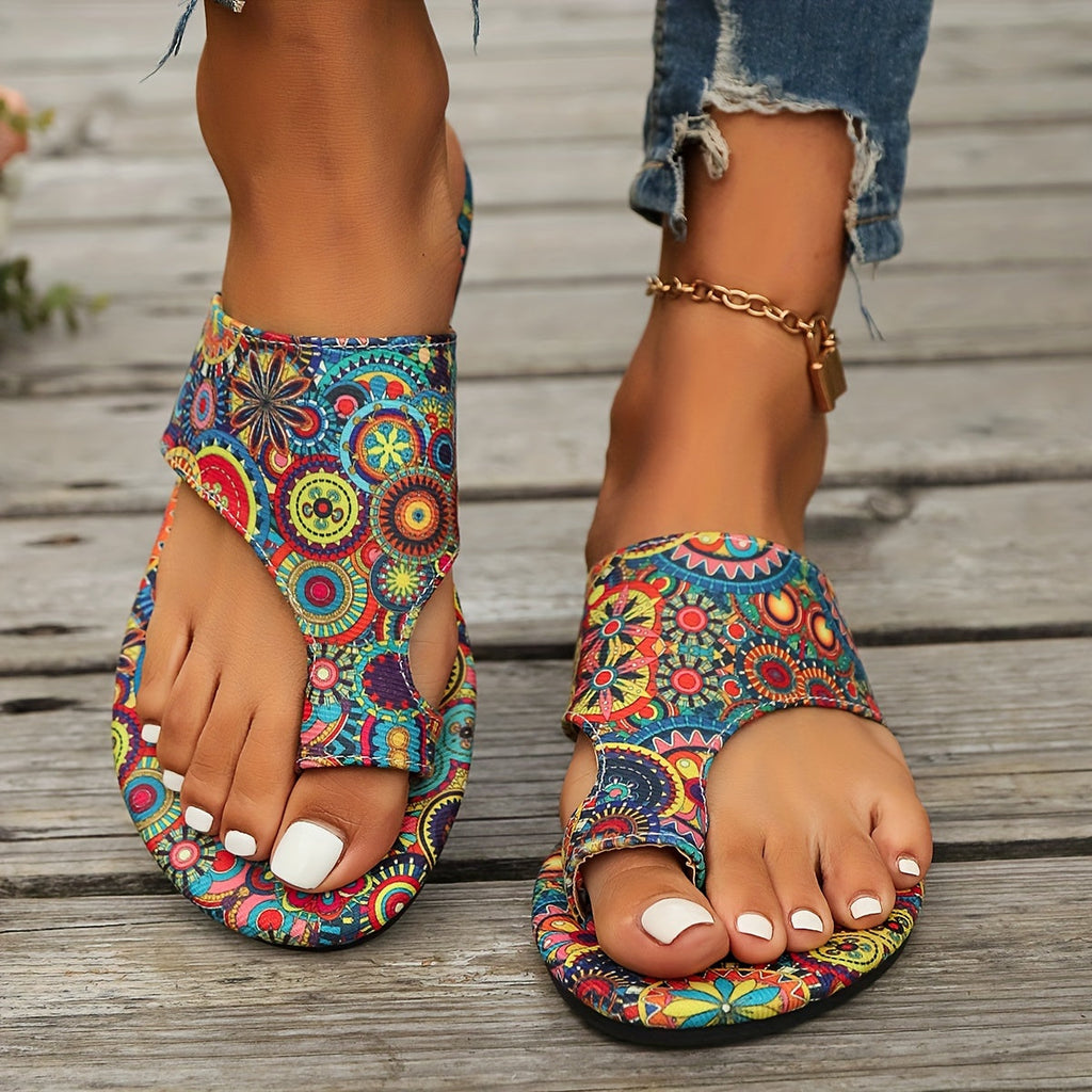 Valenzora | Floral Flip Flops for Women