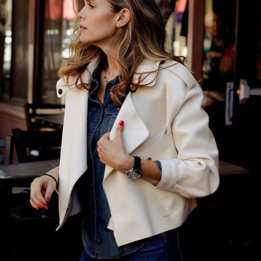 Valenzora | Short Women's Jacket A Casual Leather Jacket For Women