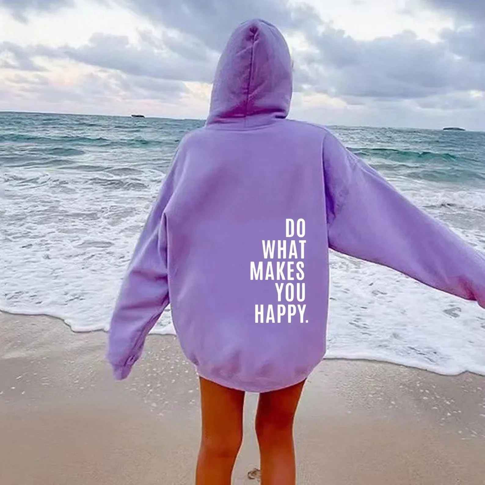 Valenzora – Damen-Kapuzenpullover – Lässiger Streetstyle mit Schriftzug