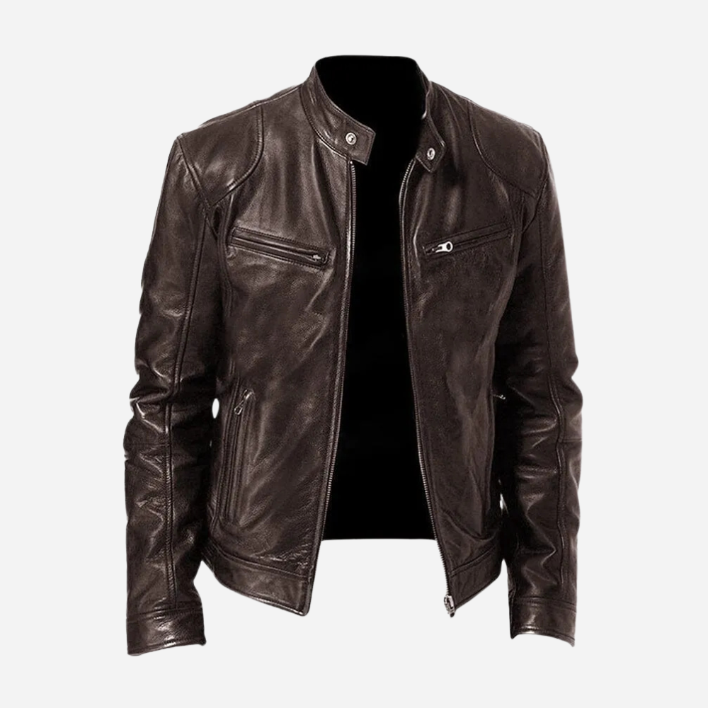 Valenzora | Stylische Motorrad-Lederjacke